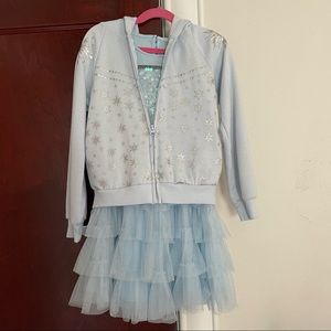 Frozen II Elsa Dress & Jacket size 7/8